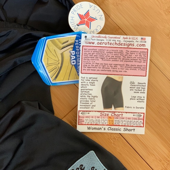 XS-XXL NWT Bicycle Shorts with Padding from SJR - Picture 8 of 9